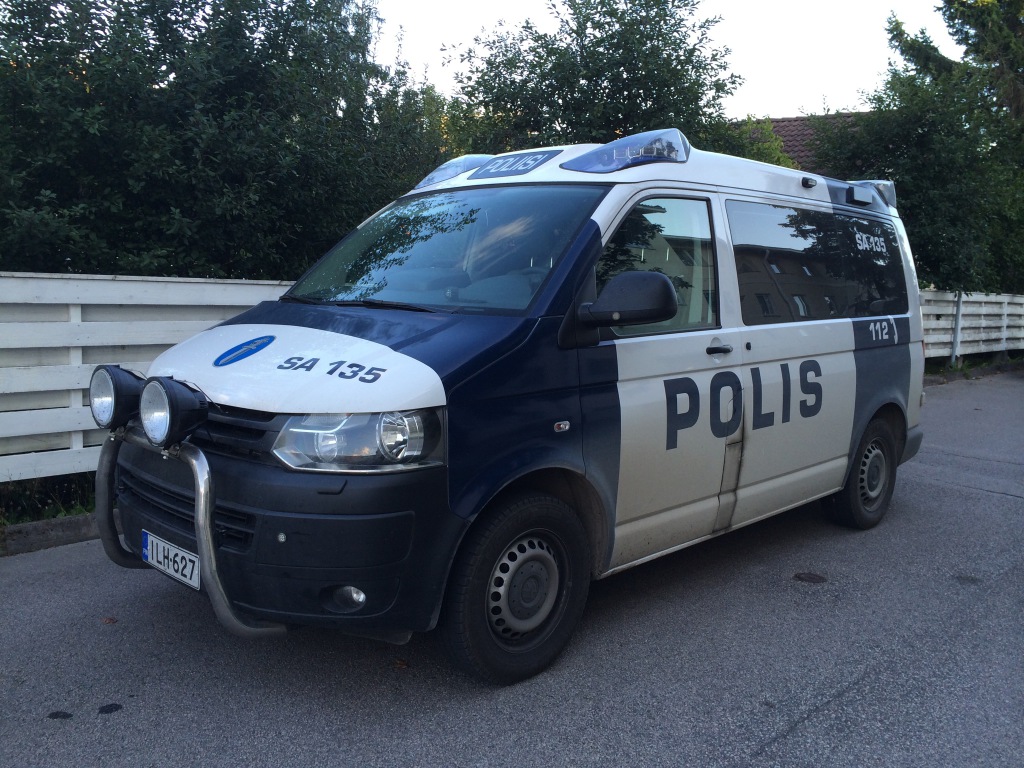 Kokemäen poliisin partioauto. Kuva: Tuomas Kuhalainen