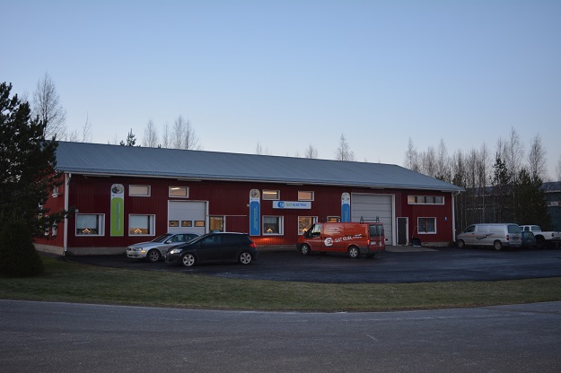 Yrityksen toimitilat sijaitsevat Suokkaan teollisuusalueella. Kuva: Tuomas Kuhalainen